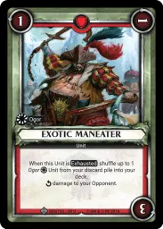 Exotic Maneater - Foil